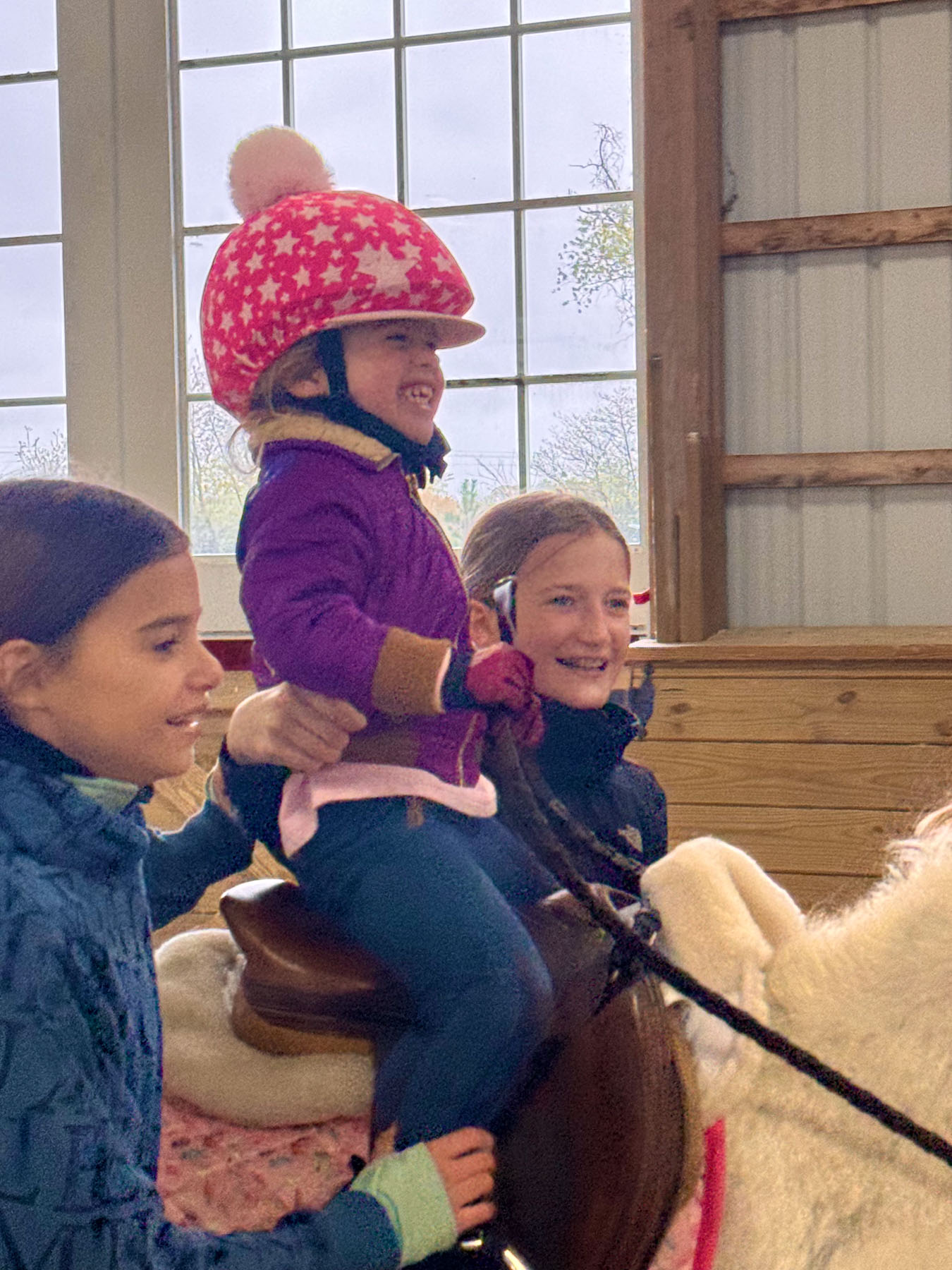 Mooretown Grace with a young child on her