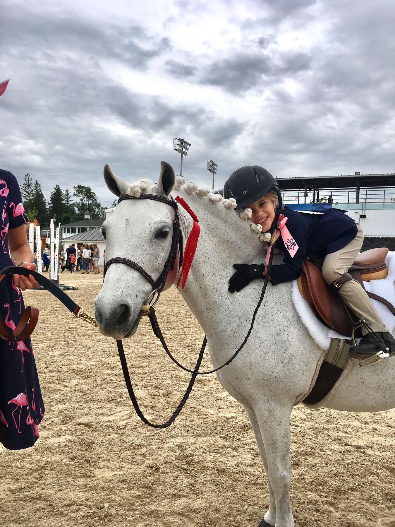 Mooretown Grace the horse with girl on back